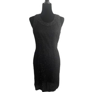 Vintage Lawrence Kazar Beaded Dress, M